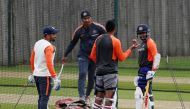 File photo of India's Prithvi Shaw with team mates during nets, August 28, 2018. Action Images via Reuters/Paul Childs/File Photo