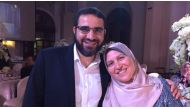 Yasser Ahmed Albaz, left, pictured with his wife, Safaa Elashmawy. He was taken from the Cairo airport and is in Egyptian custody. (Amal Ahmed Albaz/Suppled to cbc.ca)

