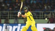 Australian cricketer Glenn Maxwell plays a shot during the first Twenty20 international cricket match between India and Australia at the Dr.Y.S. Rajasekhara Reddy ACA–VDCA Cricket Stadium in Visakhapatnam on February 24, 2019. GETTYOUT / AFP / AND Dibyang