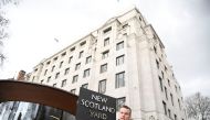 Deputy Assistant Commissioner of the Metropolitan Police, Graham McNulty, delivers a statement outside of New Scotland Yard relating to knife crime in London, March 4, 2019. Reuters/Toby Melville