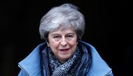 Britain's Prime Minister Theresa May visits the city of Salisbury one year after the nerve agent attack on former Russian spy Sergei Skripal, Britain March 4, 2019. Adrian Dennis/Pool via REUTERS