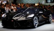 The new Bugatti La Voiture Noire is displayed at the 89th Geneva International Motor Show in Geneva, Switzerland March 5, 2019. REUTERS/Pierre Albouy