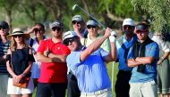 George Coetzee  in action on the second day of the Commercial Bank Qatar Masters at the Doha Golf Club yesterday.

