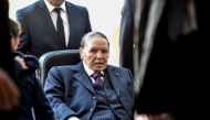  In this file photo taken on November 23, 2017, Algerian President Abdelaziz Bouteflika is seen while voting at a polling station in the capital Algiers during polls for local elections. AFP / Ryad Kramdi 