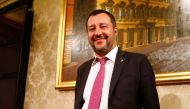 Italian Deputy Prime Minister and League leader Matteo Salvini arrives for a news conference at the Senate upper house parliament building in Rome, Italy March 8, 2019. REUTERS/Yara Nardi