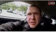 A still image taken from video circulated on social media, apparently taken by a gunman and posted online live as the attack unfolded, shows him driving in Christchurch, New Zealand, March 15, 2019. via Reuters