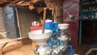 A spice-grinding machine provided to a group of women farmers by the government is pictured in Mbalmayo, Cameroon, January 22, 2019. Thomson Reuters Foundation/Elias Ntungwe Ngalame