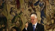 File photo of  Israeli President Reuven Rivlin in Jerusalem, June 10, 2014. REUTERS/Ronen Zvulun