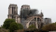 View of the Notre-Dame Cathedral in Paris, France, April 16, 2019.  REUTERS/Benoit Tessier