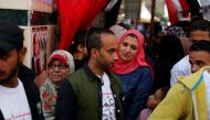 People wait to cast their votes during the second day of the referendum on draft constitutional amendments, at a polling station in Cairo, Egypt April 21, 2019. REUTERS/Amr Abdallah Dalsh