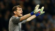 File Photo: FC Porto's Iker Casillas during the match REUTERS/Pedro Nunes