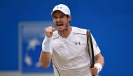 FILE PHOTO: Great Britain's Andy Murray celebrates during the final Action Images via Reuters / Tony O'Brien 
