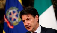 File photo of Italian Prime Minister Giuseppe Conte looks on as he holds a news conference at Chigi Palace in Rome, Italy, June 3, 2019. REUTERS/Remo Casilli/File Photo