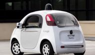 FILE PHOTO:  Journalists take a test drive in a prototype of Google owned self-driving vehicle during a media preview in Mountain View, California, September 29, 2015. Reuters/Elijah Nouvelage