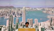 Hong Kong Chief Executive Carrie Lam speaks at a news conference in Hong Kong, China, June 15, 2019. REUTERS/Athit Perawongmetha