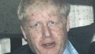Conservative leadership contender Boris Johnson leaves the Houses of Parliament in central London on June 18, 2019.  AFP / Daniel Leal-Olivas