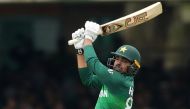 Pakistan's Haris Sohail in action, ICC Cricket World Cup, Pakistan v South Africa, Lord's Cricket Ground, London, Britain - June 23, 2019. (Action Images via Reuters/Peter Cziborra) 