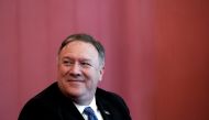 Secretary of State Mike Pompeo meets with Afghan President Ashraf Ghani at the Presidential Palace in Kabul, Afghanistan, June 25, 2019. Jacquelyn Martin/Pool via Reuters