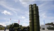 S-400 surface-to-air missile launcher is seen at 'ARMY-2019 International Military and Technical Forum' in Moscow, Russia on June 25, 2019. Sefa Karacan - Anadolu