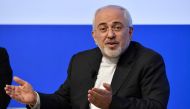 Iranian Foreign Minister Mohammad Javad Zarif denies that Iran is in violation of the nuclear accord by amassing more low-enriched uranium, saying Iran is exercising its right to respond following the U.S. pullout.