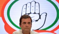In this file photo taken on May 23, 2019 Indian National Congress Party president Rahul Gandhi looks on during a press conference in New Delhi. / AFP / SAJJAD HUSSAIN 