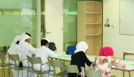 Children brushing up their language skills at the Translation and Interpreting Institute, part of the College of Humanities and Social Sciences, at Hamad Bin Khalifa University. 