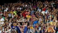 Barcelona's Antoine Griezmann celebrates scoring their second goal REUTERS/Albert Gea