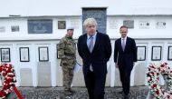 British Foreign Secretary Boris Johnson visits the British cemetery in Kabul, November 26, 2016. Reuters/Mohammad Ismail