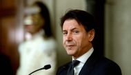 Italy’s Prime Minister Giuseppe Conte addresses the media following a meeting with the Italian president, after he was given a mandate to form a new government, on August 29, 2019 at the Quirinal presidential palace in Rome.  AFP / Filippo MONTEFORTE