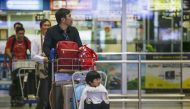 Airlines passengers in Kuala Lumpur International Airport, Sepang, Malaysia, March 1, 2016. EPA/ Fazry Ismail