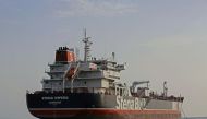 The British-flagged tanker Stena Impero remains anchored off the Iranian port of Bandar Abbas after the Revolutionary Guards impounded it on July 19 for breaking 
