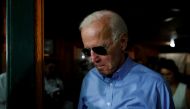Joe Biden waits to be introduced during the 2019 Presidential Galivants Ferry Stump Meeting in Galivants Ferry, South Carolina, US, September 16, 2019. Reuters/Randall Hill