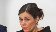 Iceland prime minister Katrin Jakobsdottir listens during the news conference in Reykjavik, Iceland November 30, 2017. Reuters/Geirix