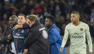 The fan seized his photo opportunity in added time at the end of the first half on 31 March with the match still goalless. AFP/Pascal Pavani
