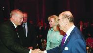 Turkish President Recep Tayyip Erdogan attends a gala dinner of 10th Turkey Investment Conference, organized by the Turkey-U.S. Business Council (TAIK), in New York (Turkish Presidency /Murat Cetinmuhurdar/Anadolu Agency)