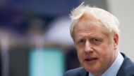 Boris Johnson arrives at the BBC studios in London on June 18, 2019 to take part in the Conservative Party leadership BBC television debate. AFP / Isabel Infantes