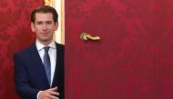 Sebastian Kurz leaves after talks with Austrian President on October 2, 2019 at the Hofburg in Vienna, as part of meetings ahead of coalition talks to build a government. AFP / APA / Helmut Fohringer 