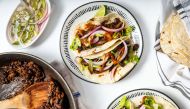 Chili Lime Black Bean Tacos. Photo by Justin Tsucalas for the Washington Post.