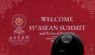 A police officer stands guard outside the venue for the upcoming the 35th ASEAN Summit in Bangkok, Thailand, November 1, 2019. REUTERS/Athit Perawongmetha
 