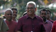 Sri Lanka People's Front party presidential election candidate and former wartime defence chief Gotabaya Rajapaksa leaves after casting his vote during the presidential election in Colombo, Sri Lanka November 16, 2019. Reuters/Dinuka Liyanawatte