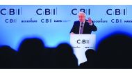 Britain's Prime Minister Boris Johnson speaks at the annual Confederation of British Industry (CBI) conference in central London, on November 18, 2019. AFP / Ben Stansall
