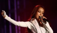 File photo of Koo Hara, a member of South Korean idol group KARA, performs during the 2010 Asia Song Festival celebrating the upcoming G20 Seoul Summit at the Jamsil Main Stadium in Seoul October 23, 2010. REUTERS/Truth Leem/File Photo