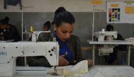Eritrean and Yemeni refugees learn how to sew in Nefas Silk Polytechnic College in Addis Ababa, Ethiopia, on November 22, 2019. Thomson Reuters Foundation/Emeline Wuilbercq