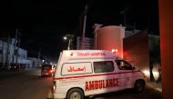 An ambulance carrying an injured person from an attack by Al Shabaab gunmen on a hotel near the presidential residence arrives to the Shaafi hospital in Mogadishu, Somalia December 10, 2019. Reuters/Feisal Omar