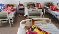 Survivors rest at a hospital after the collapse of a building which was under construction killed 36 workers in Kep, Cambodia, January 6, 2020. Reuters/Samrang Pring
 