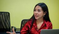 Thai reporter Suchanee Cloitre talks to an AFP reporter during an interview in Bangkok on January 9, 2020. AFP / Sippachai KUNNUWONG