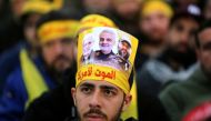 A supporter of Hezbollah attends a funeral ceremony rally to mourn Qassem Soleimani in Beirut's suburbs, Lebanon, January 5, 2020. Reuters/Aziz Taher