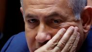 Israeli Prime Minister Benjamin Netanyahu sits at the plenum at the Knesset in Jerusalem, May 30, 2019. Reuters / Ronen Zvulun  
