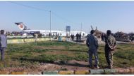 An Iranian passenger plane is seen after sliding off the runway upon landing at Mahshahr airport, Iran January 27, 2020. Mohammad Zarei/ISNA News Agency/WANA (West Asia News Agency) via REUTERS