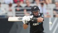 New Zealand’s Ross Taylor bats during the second one-day international cricket match between New Zealand and India at Eden Park in Auckland on February 8, 2020. (AFP / DAVID ROWLAND)